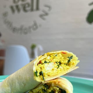 Tofu Scramble Wrap (Includes cashew nuts)