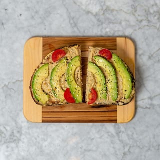 Loaded Hummus Avocado Toast